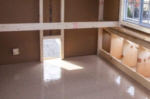 chicken coop floor option