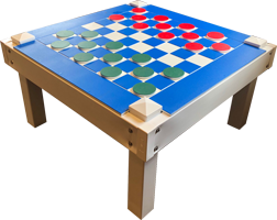 Checkers Game Table